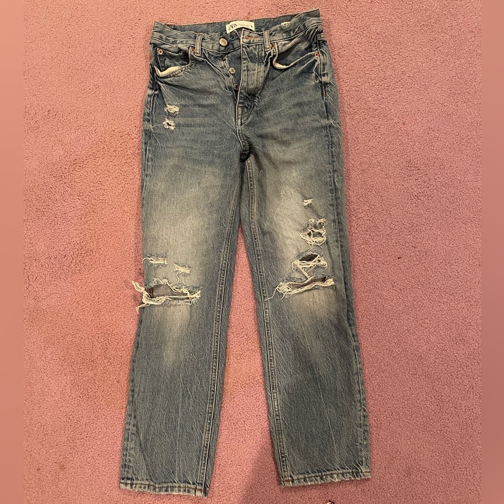 Zara size 2 blue jeans